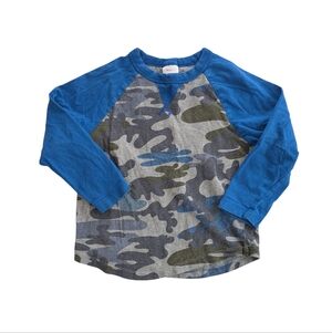 Kids Long Sleeve Camouflage Tee